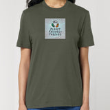 PFT Logo - SSSQUARE - Light Ocean | T-Shirt | Adult | Crewneck Short Sleeve | 180gsm Medium Fit | Khaki