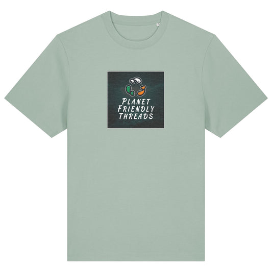 PFT Logo - dark | T-Shirt | Adult | Crewneck Short Sleeve | 215gsm Relaxed Fit | Aloe