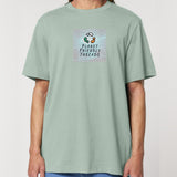 PFT Logo - SSSQUARE - Light Ocean | T-Shirt | Adult | Crewneck Short Sleeve | 215gsm Relaxed Fit | Aloe