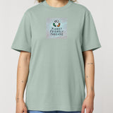 PFT Logo - SSSQUARE - Light Ocean | T-Shirt | Adult | Crewneck Short Sleeve | 215gsm Relaxed Fit | Aloe