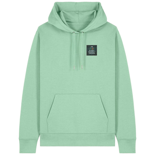 PFT Logo - dark | Hoodie | Adult | Cosy | 350gsm Medium Fit | Misty Jade