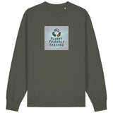 PFT Logo - SSSQUARE - Light Ocean | Jumper | Adult | Crewneck | 350gsm Medium Fit | Khaki