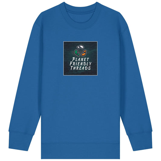 PFT Logo - dark | Jumper | Kids | Crewneck | 300gsm Medium Fit | Royal Blue