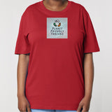 PFT Logo - SSSQUARE - Light Ocean | T-Shirt | Adult | Crewneck Short Sleeve | 180gsm Medium Fit | Red