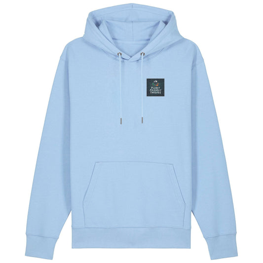 PFT Logo - dark | Hoodie | Adult | Cosy | 350gsm Medium Fit | Blue Soul