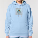 PFT Logo - SSSQUARE - Light Ocean | Hoodie | Adult | Cosy | 350gsm Medium Fit | Blue Soul