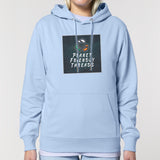 PFT Logo - dark | Hoodie | Adult | Cosy | 350gsm Medium Fit | Blue Soul