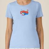 Believe 2 | T-Shirt | Adult | Ladies Short Sleeve | 155gsm Fitted | Blue soul