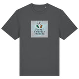 PFT Logo - SSSQUARE - Light Ocean | T-Shirt | Adult | Crewneck Short Sleeve | 215gsm Relaxed Fit | Anthracite