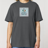 PFT Logo - SSSQUARE - Light Ocean | T-Shirt | Adult | Crewneck Short Sleeve | 215gsm Relaxed Fit | Anthracite