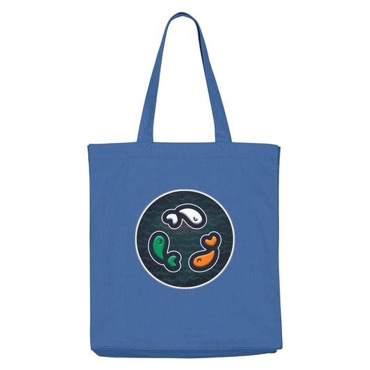 PFT Fish - Circle - Dark | Other | Adult | Tote Bag | 220gsm | Mindful Blue