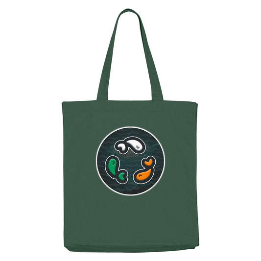PFT Fish - Circle - Dark | Other | Adult | Tote Bag | 220gsm | Bottle Green