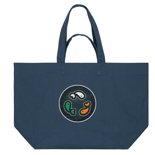 PFT Fish - Circle - Dark | Other | Adult | Shopping Bag | 400gsm | Deep Teal