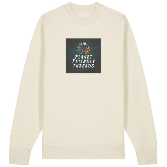 PFT Logo - dark | Jumper | Adult | Crewneck | 350gsm Medium Fit | Natural Raw