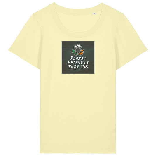 PFT Logo - dark | T-Shirt | Adult | Ladies Short Sleeve | 155gsm Fitted | Lemon Sorbet