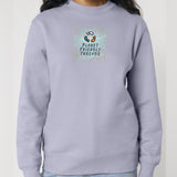 PFT Logo - SSSQUARE - Light Ocean | Jumper | Adult | Crewneck | 350gsm Medium Fit | Lavender