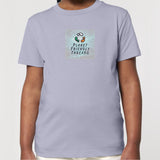 PFT Logo - SSSQUARE - Light Ocean | T-Shirt | Kids | Crewneck Short Sleeve | 155gsm Medium Fit | Lavender