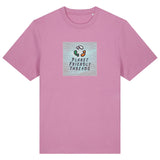 PFT Logo - SSSQUARE - Light Ocean | T-Shirt | Adult | Crewneck Short Sleeve | 215gsm Relaxed Fit | Bubble Pink