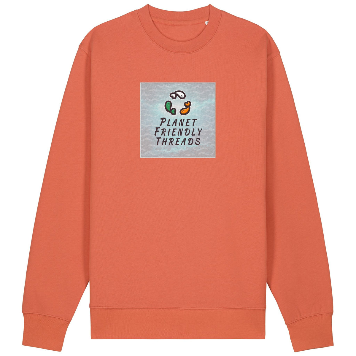 PFT Logo - SSSQUARE - Light Ocean | Jumper | Adult | Crewneck | 350gsm Medium Fit | Fiesta