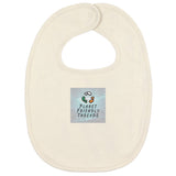PFT Logo - SSSQUARE - Light Ocean | Other | Baby | Bib | 210gsm | Natural Raw