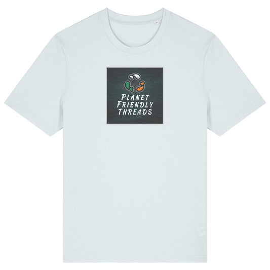 PFT Logo - dark | T-Shirt | Adult | Crewneck Short Sleeve | 180gsm Medium Fit | Blue Ice