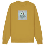 PFT Logo - SSSQUARE - Light Ocean | Jumper | Adult | Crewneck | 350gsm Medium Fit | Ochre