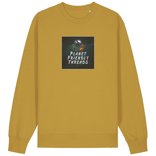 PFT Logo - dark | Jumper | Adult | Crewneck | 350gsm Medium Fit | Ochre