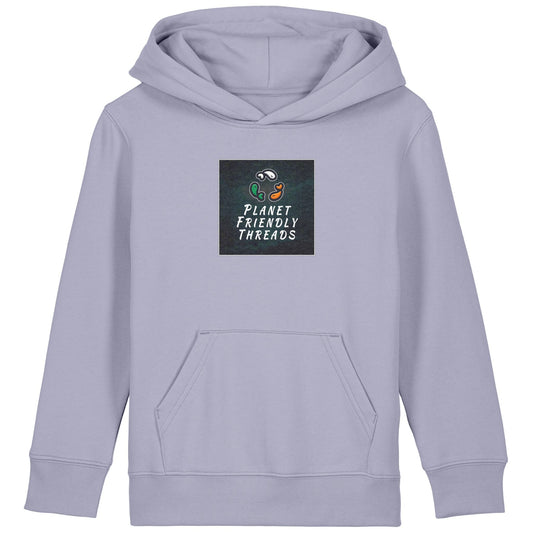 PFT Logo - dark | Hoodie | Kids | Cosy | 300gsm Medium Fit | Lavender