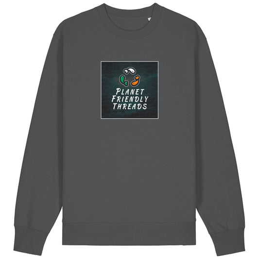 PFT Logo - dark | Jumper | Adult | Crewneck | 350gsm Medium Fit | Anthracite