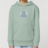 PFT Logo - SSSQUARE - Light Ocean | Hoodie | Kids | Cosy | 300gsm Medium Fit | Aloe