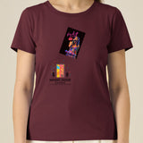 Katy Perry | T-Shirt | Adult | Ladies Short Sleeve | 155gsm Fitted | Burgundy