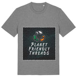 PFT Logo - dark | T-Shirt | Adult | Crewneck Short Sleeve | 180gsm Medium Fit | Mid Heather Grey