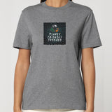 PFT Logo - dark | T-Shirt | Adult | Crewneck Short Sleeve | 180gsm Medium Fit | Mid Heather Grey
