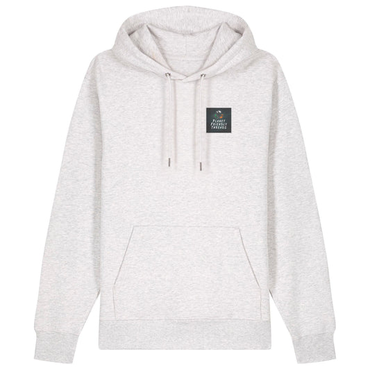 PFT Logo - dark | Hoodie | Adult | Cosy | 350gsm Medium Fit | Cool Heather Grey