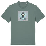 PFT Logo - SSSQUARE - Light Ocean | T-Shirt | Adult | Crewneck Short Sleeve | 180gsm Medium Fit | Green Bay