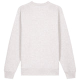 PFT Logo - SSSQUARE - Light Ocean | Jumper | Adult | Crewneck | 350gsm Medium Fit | Cool Heather Grey