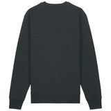PFT Logo - SSSQUARE - Light Ocean | Jumper | Adult | Crewneck | 350gsm Medium Fit | Dark Heather Grey