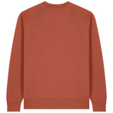 PFT Logo - SSSQUARE - Light Ocean | Jumper | Adult | Crewneck | 350gsm Medium Fit | Heritage Brown