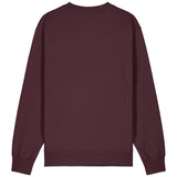 PFT Logo - SSSQUARE - Light Ocean | Jumper | Adult | Crewneck | 350gsm Medium Fit | Red Brown