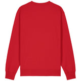 PFT Logo - SSSQUARE - Light Ocean | Jumper | Adult | Crewneck | 350gsm Medium Fit | Red