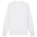 PFT Logo - SSSQUARE - Light Ocean | Jumper | Adult | Crewneck | 350gsm Medium Fit | White