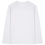 PFT Logo - SSSQUARE - Light Ocean | T-Shirt | Adult | Crewneck Long Sleeve | 180gsm Medium Fit | White