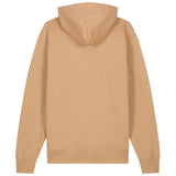 PFT Logo - SSSQUARE - Light Ocean | Hoodie | Adult | Cosy | 350gsm Medium Fit | Latte