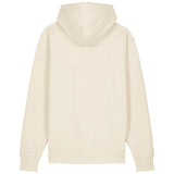 PFT Logo - SSSQUARE - Light Ocean | Hoodie | Adult | Cosy | 350gsm Medium Fit | Natural Raw