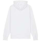PFT Logo - SSSQUARE - Light Ocean | Hoodie | Adult | Cosy | 350gsm Medium Fit | White