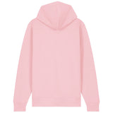 PFT Logo - SSSQUARE - Light Ocean | Hoodie | Adult | Zip | 350gsm Medium Fit | Cotton Pink