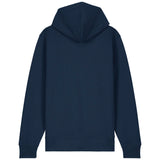 PFT Logo - SSSQUARE - Light Ocean | Hoodie | Adult | Zip | 350gsm Medium Fit | French Navy
