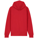 PFT Logo - SSSQUARE - Light Ocean | Hoodie | Adult | Zip | 350gsm Medium Fit | Red
