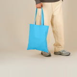 PFT Logo - SSSQUARE - Light Ocean | Other | Adult | Tote Bag | 160gsm | Aqua Blue