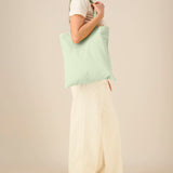 PFT Logo - SSSQUARE - Light Ocean | Other | Adult | Tote Bag | 160gsm | Stem Green